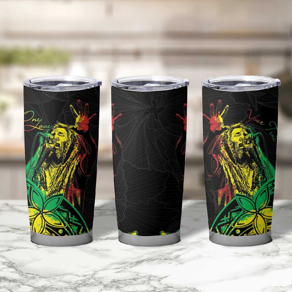 Personalised Jawaiian Reggae Tumbler Cup Afro-Polynesian Style LT7