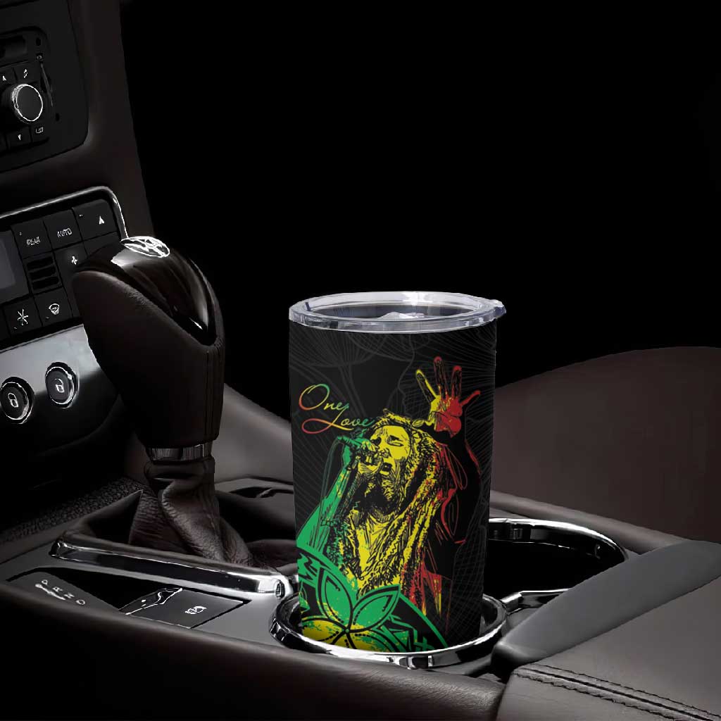 Personalised Jawaiian Reggae Tumbler Cup Afro-Polynesian Style LT7