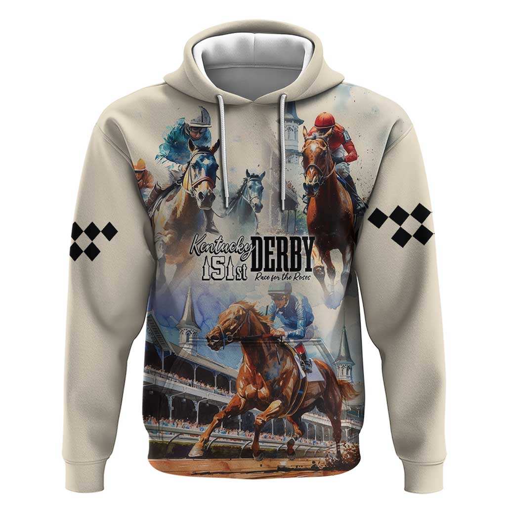 Kentucky Horse Racing Hoodie For The Roses LT7