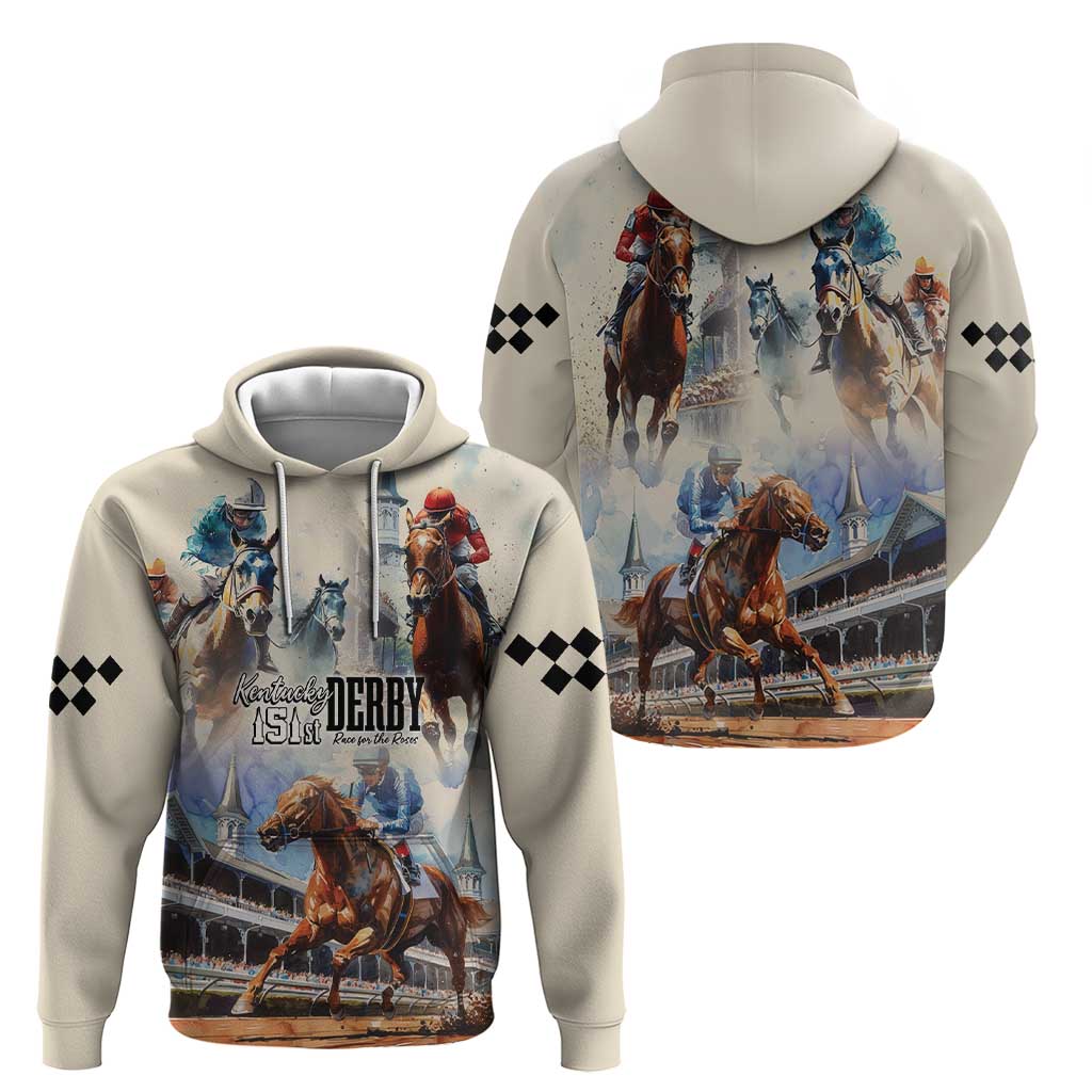 Kentucky Horse Racing Hoodie For The Roses LT7