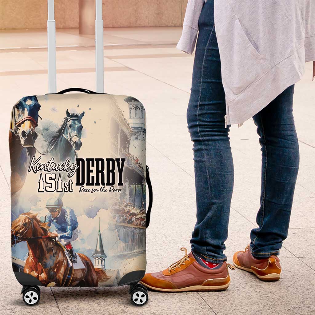 Kentucky Horse Racing Luggage Cover For The Roses LT7