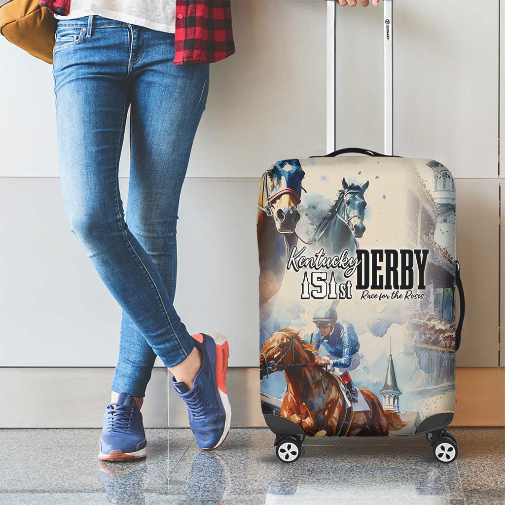 Kentucky Horse Racing Luggage Cover For The Roses LT7
