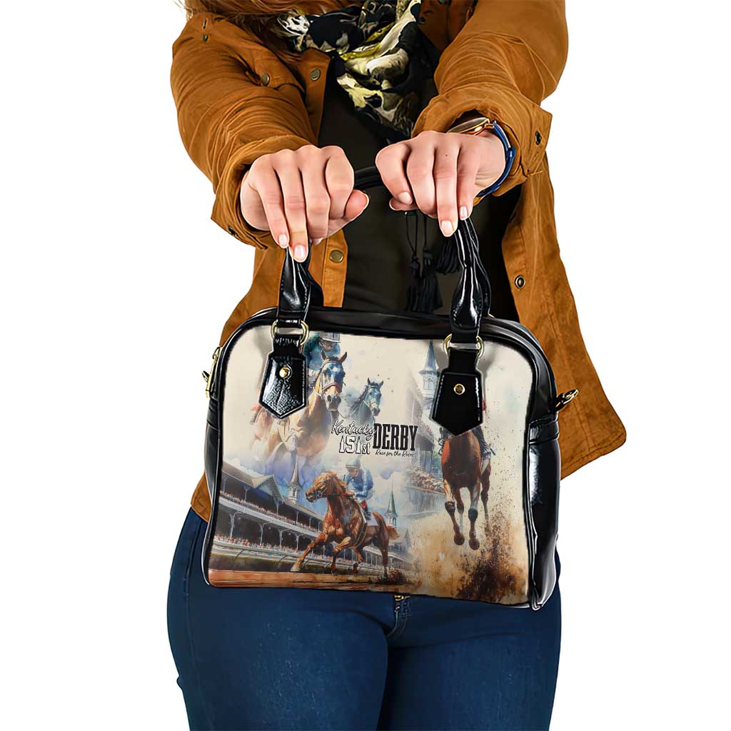 Kentucky Horse Racing Shoulder Handbag For The Roses LT7