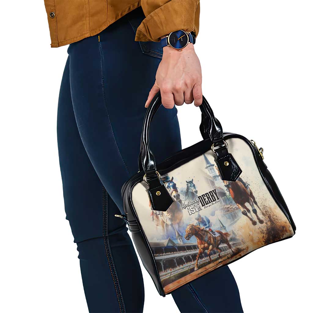 Kentucky Horse Racing Shoulder Handbag For The Roses LT7