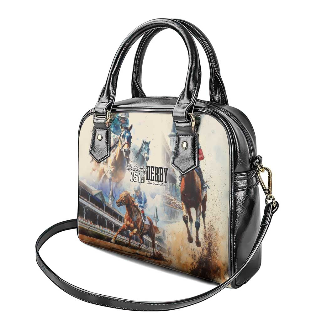 Kentucky Horse Racing Shoulder Handbag For The Roses LT7