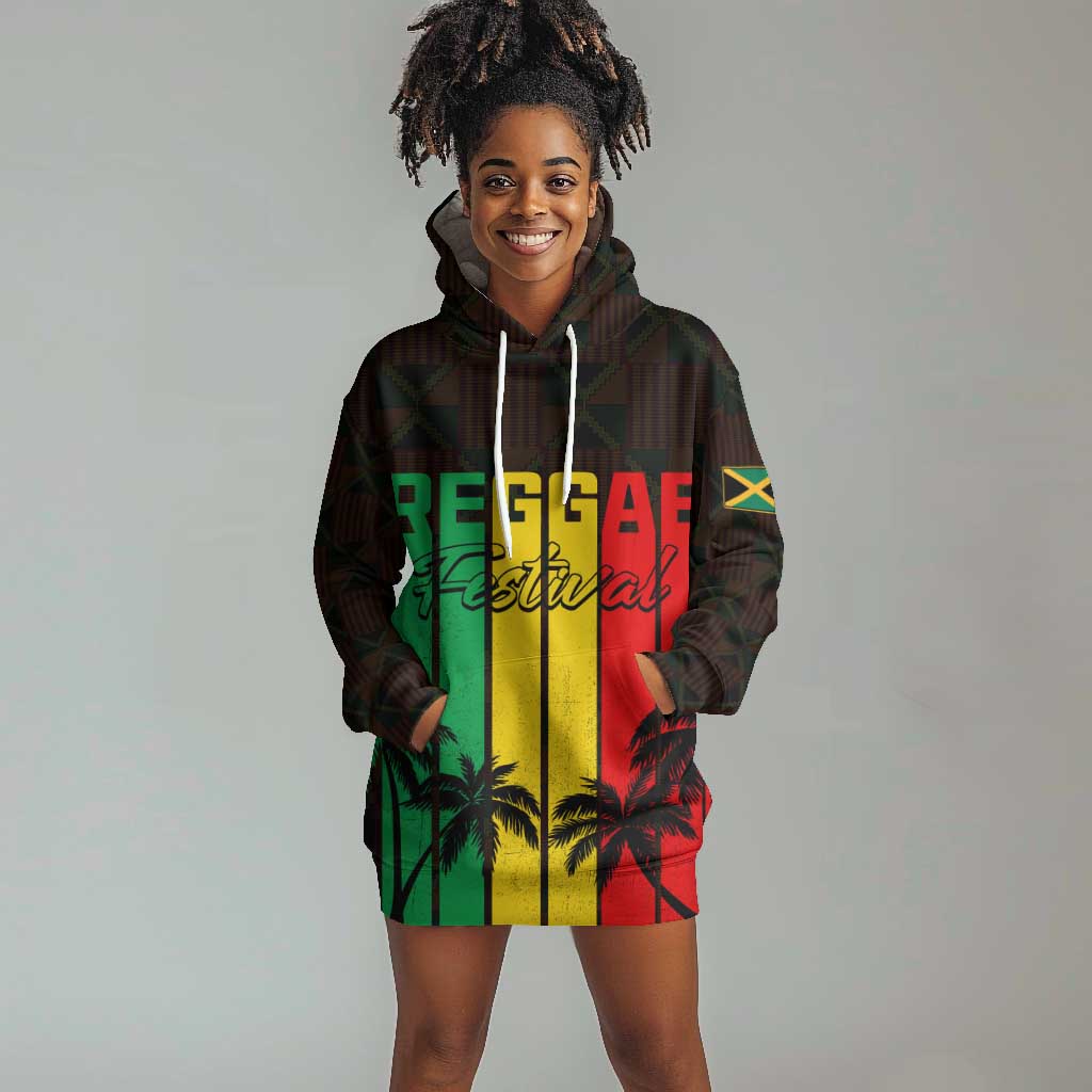 Personalised Jamaica Hoodie Dress Reggae Festival Bob Marley Abstract Portrait LT7