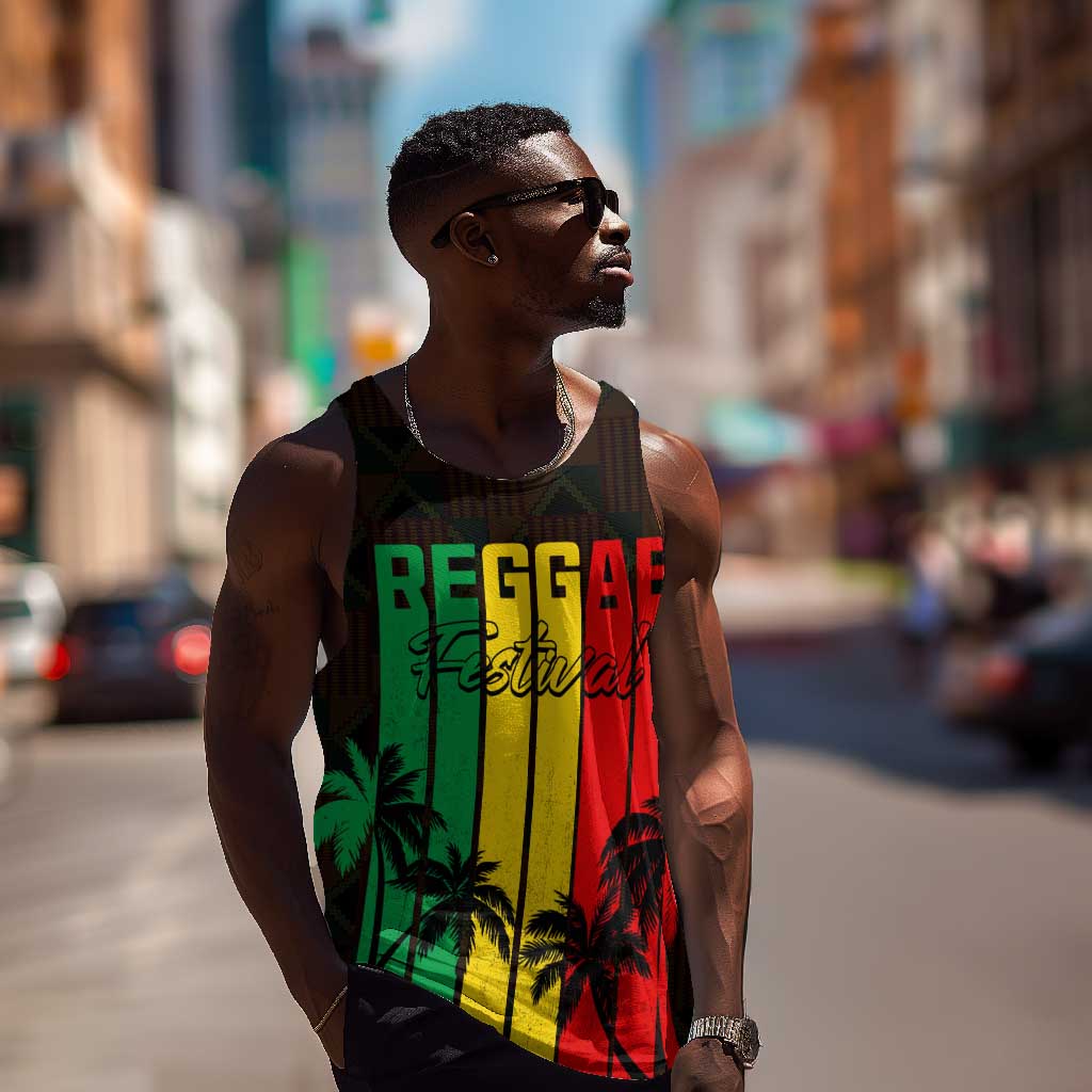 Personalised Jamaica Men Tank Top Reggae Festival Bob Marley Abstract Portrait LT7