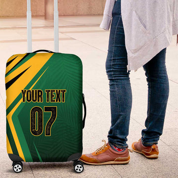 Jamaica Tropical Palm Personalized Luggage Cover LT7