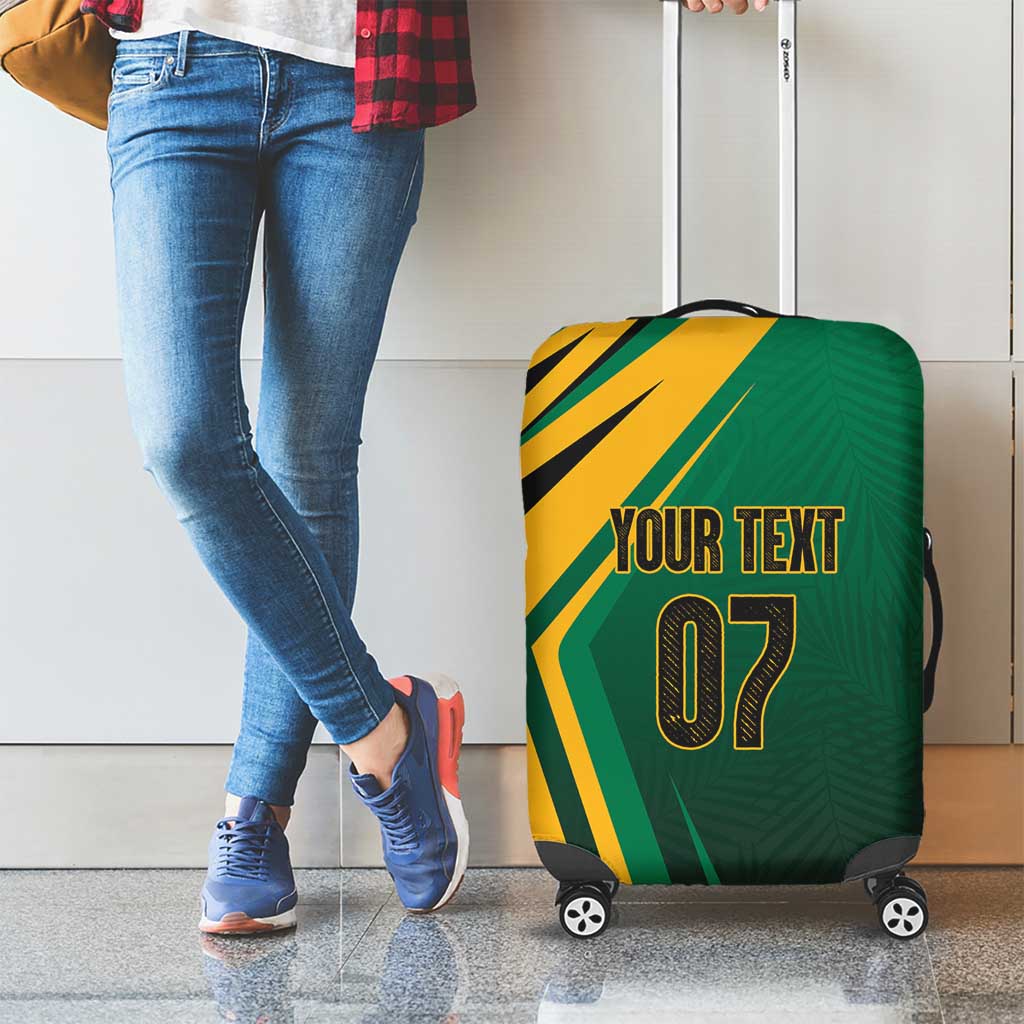 Jamaica Tropical Palm Personalized Luggage Cover LT7