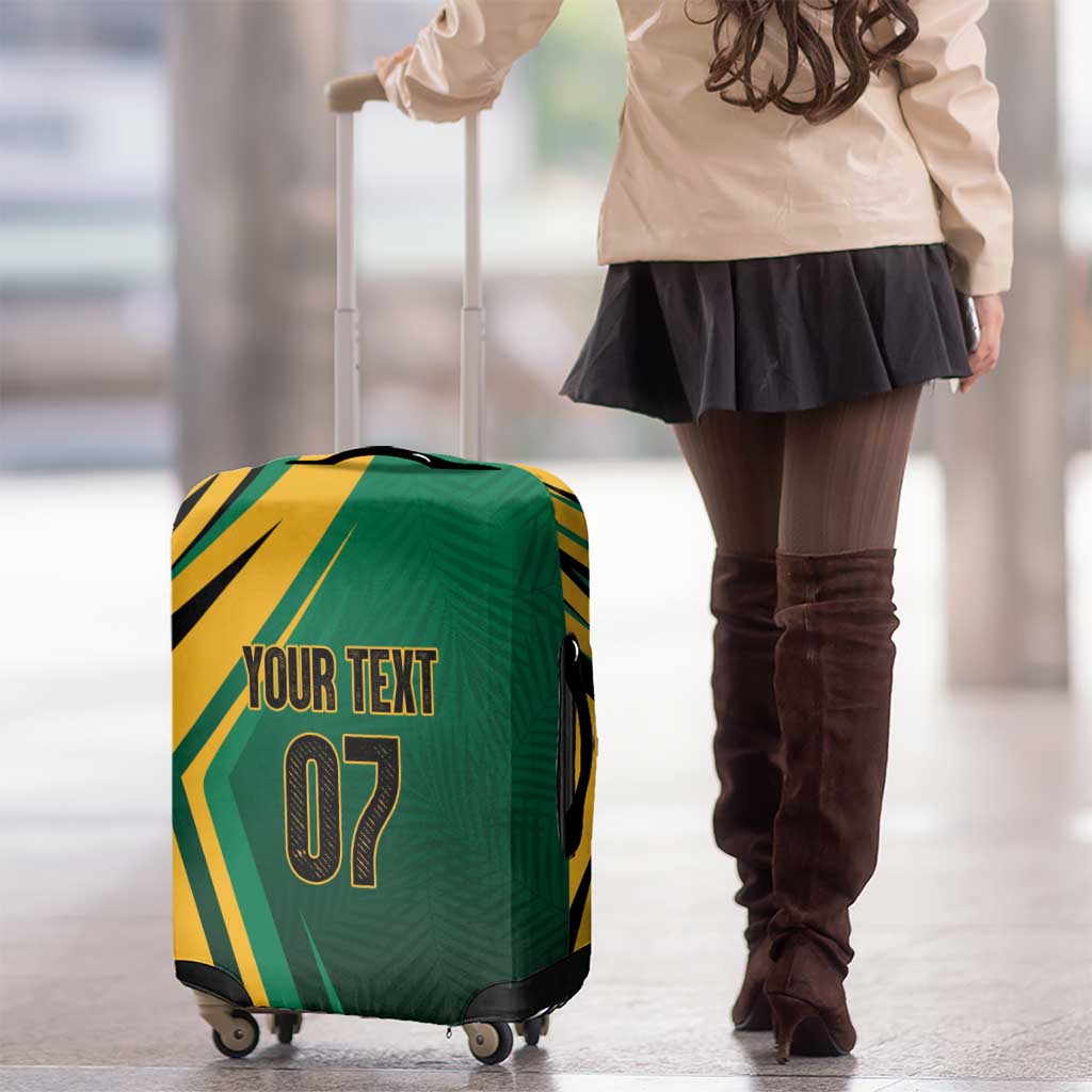 Jamaica Tropical Palm Personalized Luggage Cover LT7