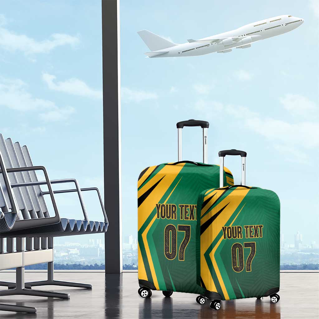 Jamaica Tropical Palm Personalized Luggage Cover LT7