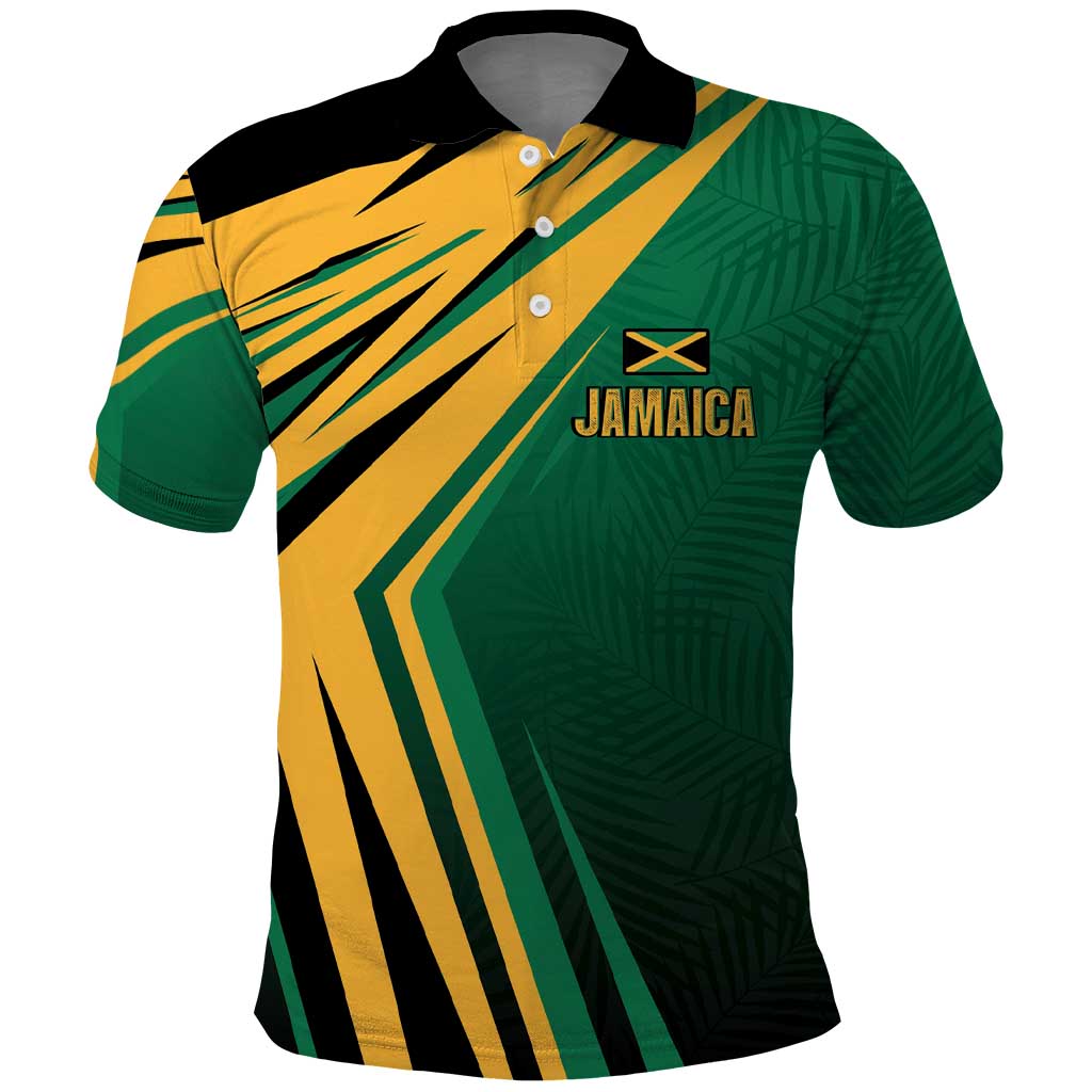 Jamaica Tropical Palm Personalized Polo Shirt LT7