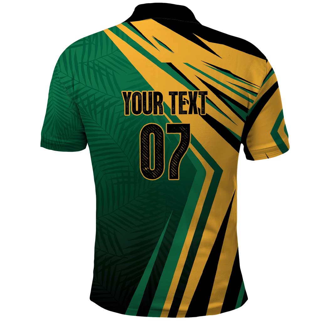 Jamaica Tropical Palm Personalized Polo Shirt LT7