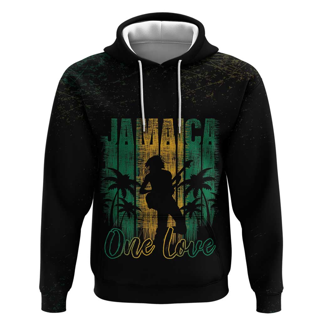 Jamaica One Love Grunge Hoodie Jamrock LT7
