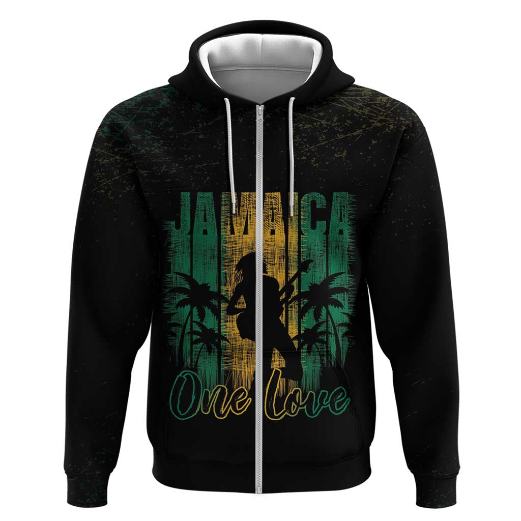 Jamaica One Love Grunge Hoodie Jamrock LT7