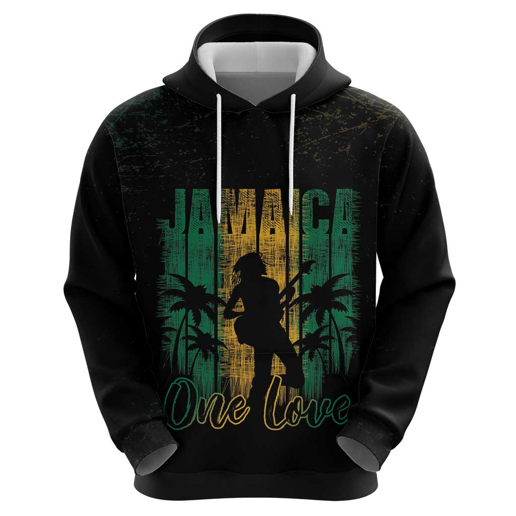 Jamaica One Love Grunge Hoodie Jamrock LT7