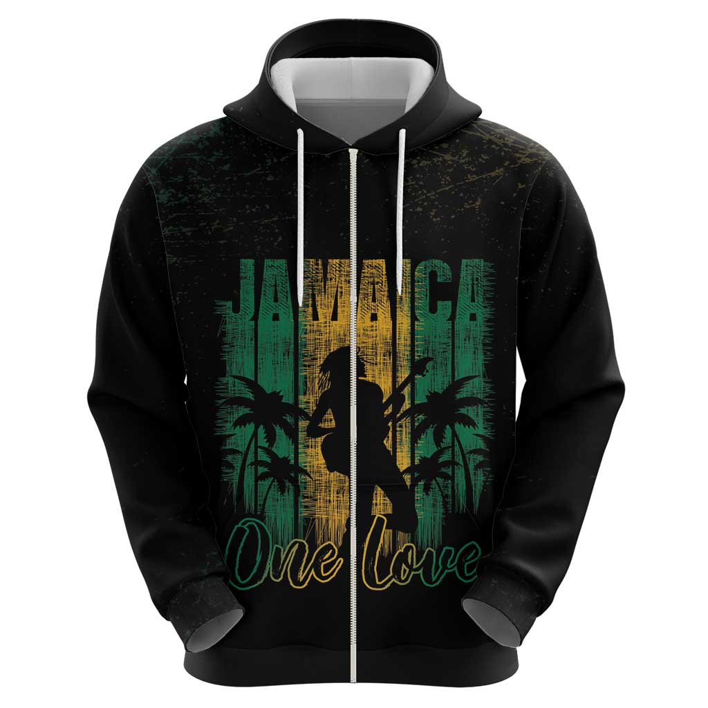 Jamaica One Love Grunge Hoodie Jamrock LT7