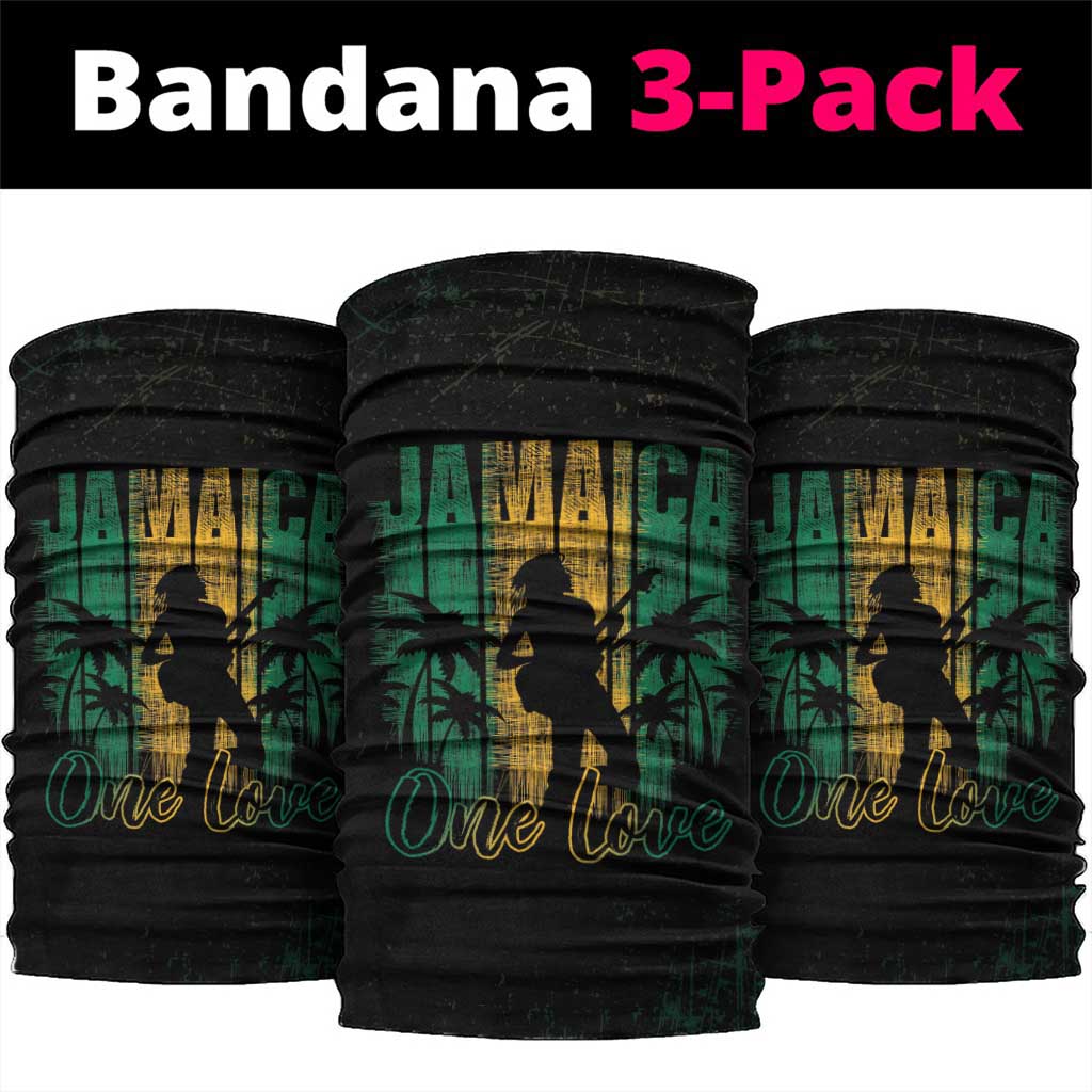 Jamaica One Love Grunge Neck Gaiter Jamrock LT7