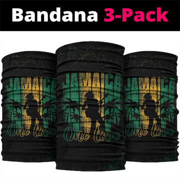 Jamaica One Love Grunge Neck Gaiter Jamrock LT7