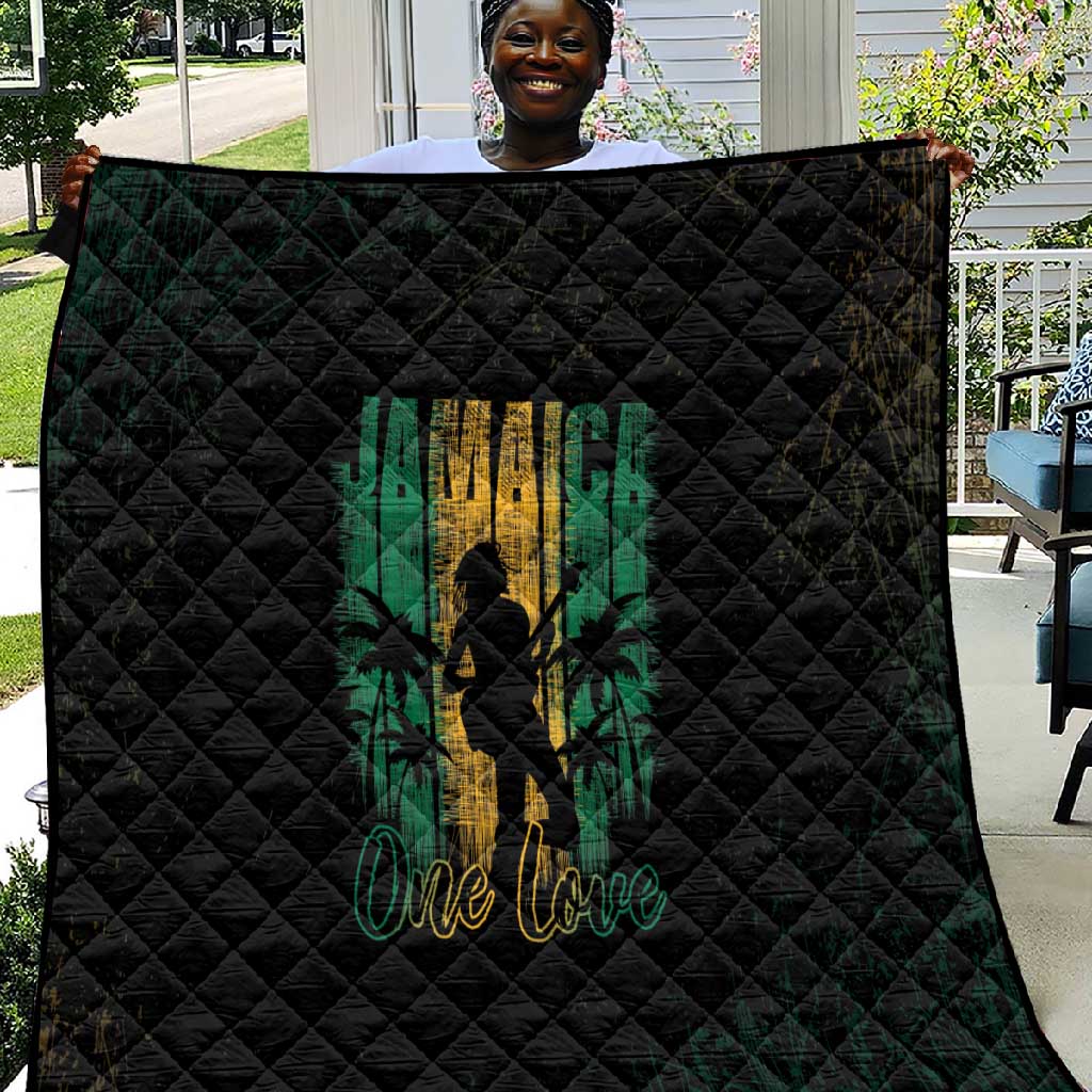 Afro-Jamaican One Love Grunge Quilt Jamrock LT7