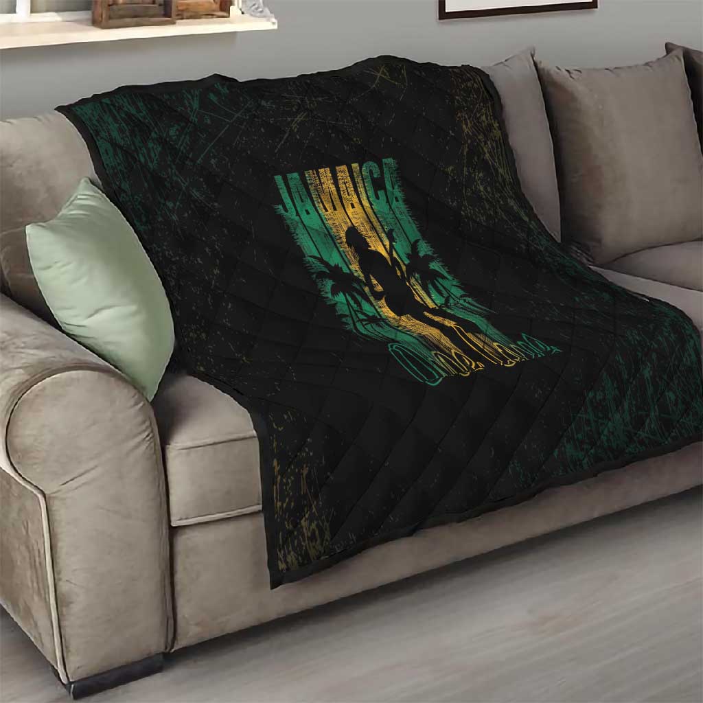 Afro-Jamaican One Love Grunge Quilt Jamrock LT7