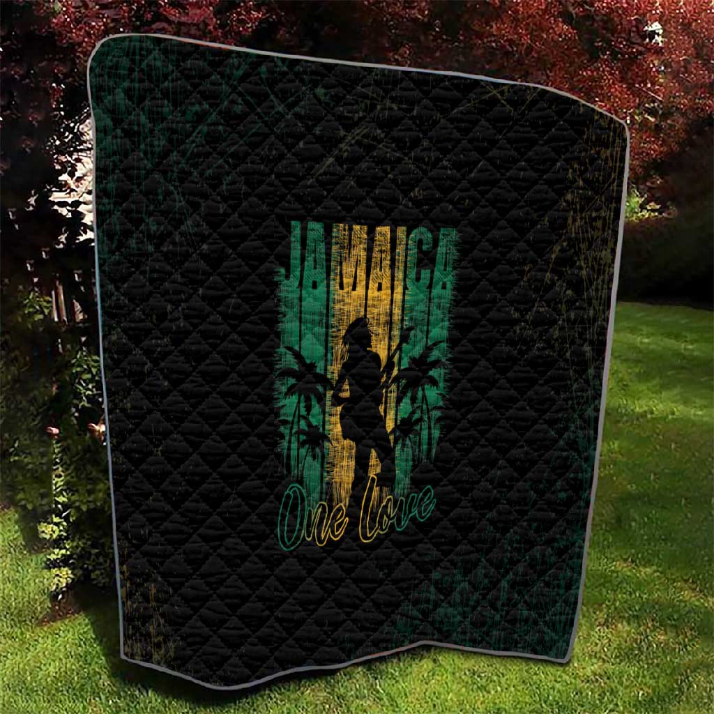 Afro-Jamaican One Love Grunge Quilt Jamrock LT7