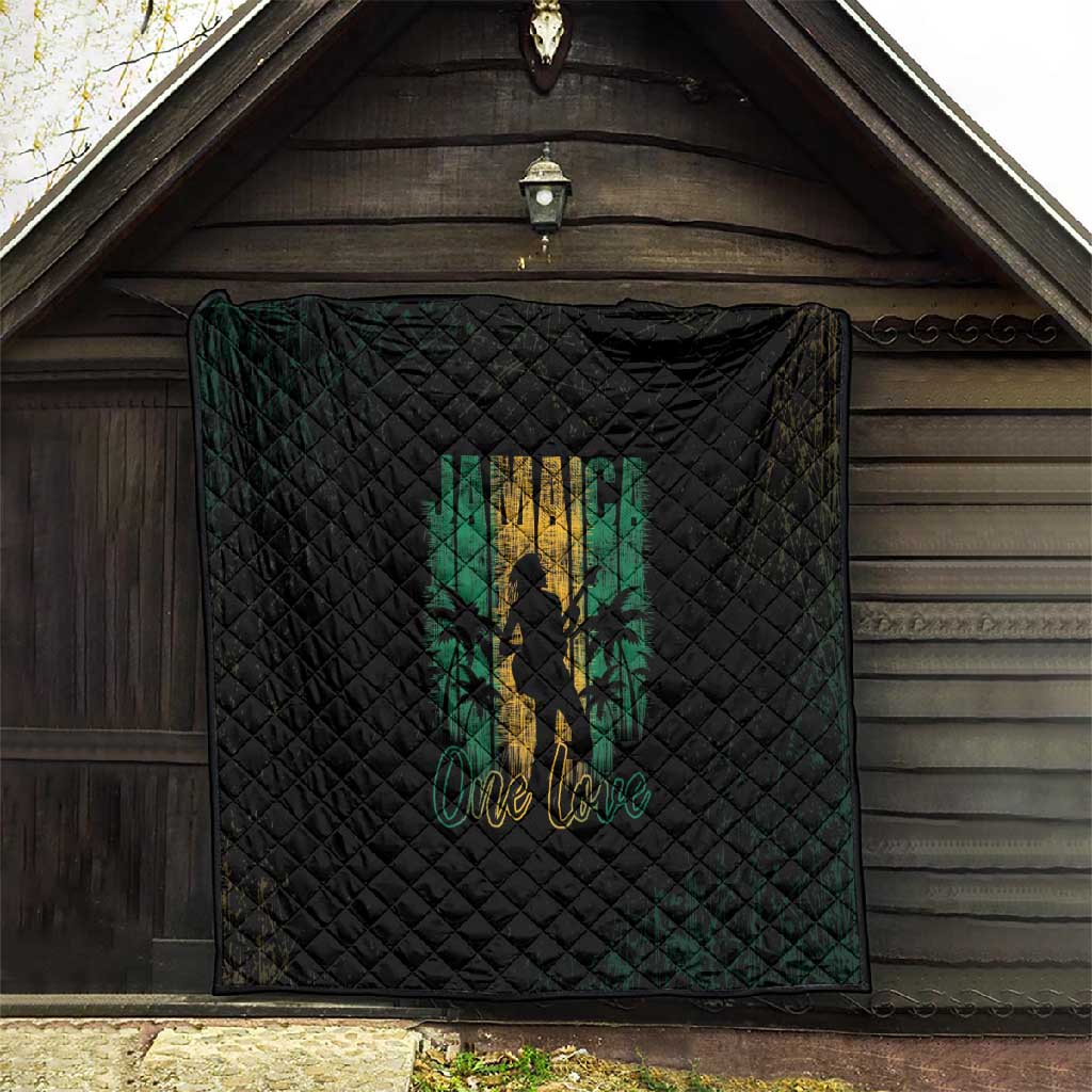 Afro-Jamaican One Love Grunge Quilt Jamrock LT7