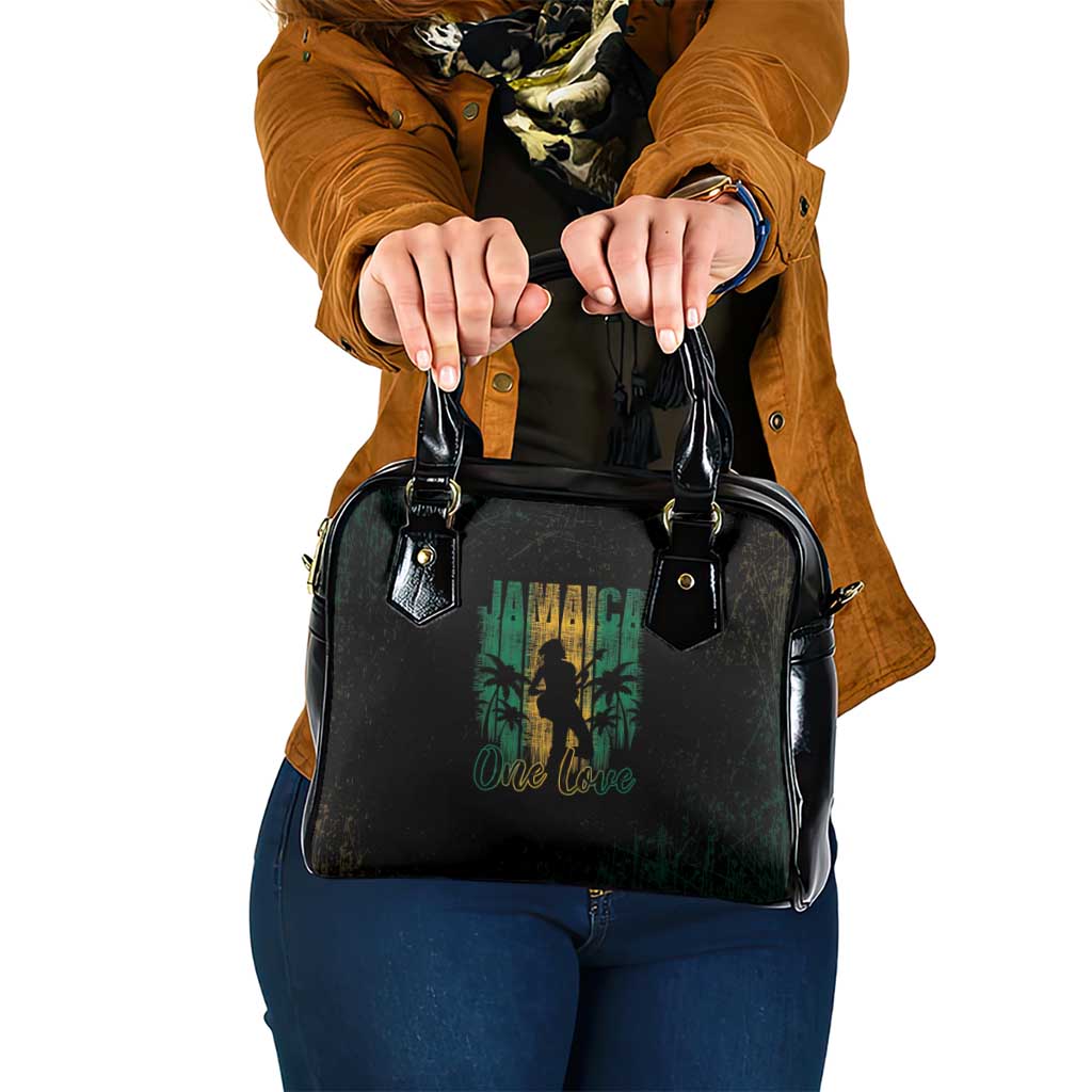 Jamaica One Love Grunge Shoulder Handbag Jamrock LT7