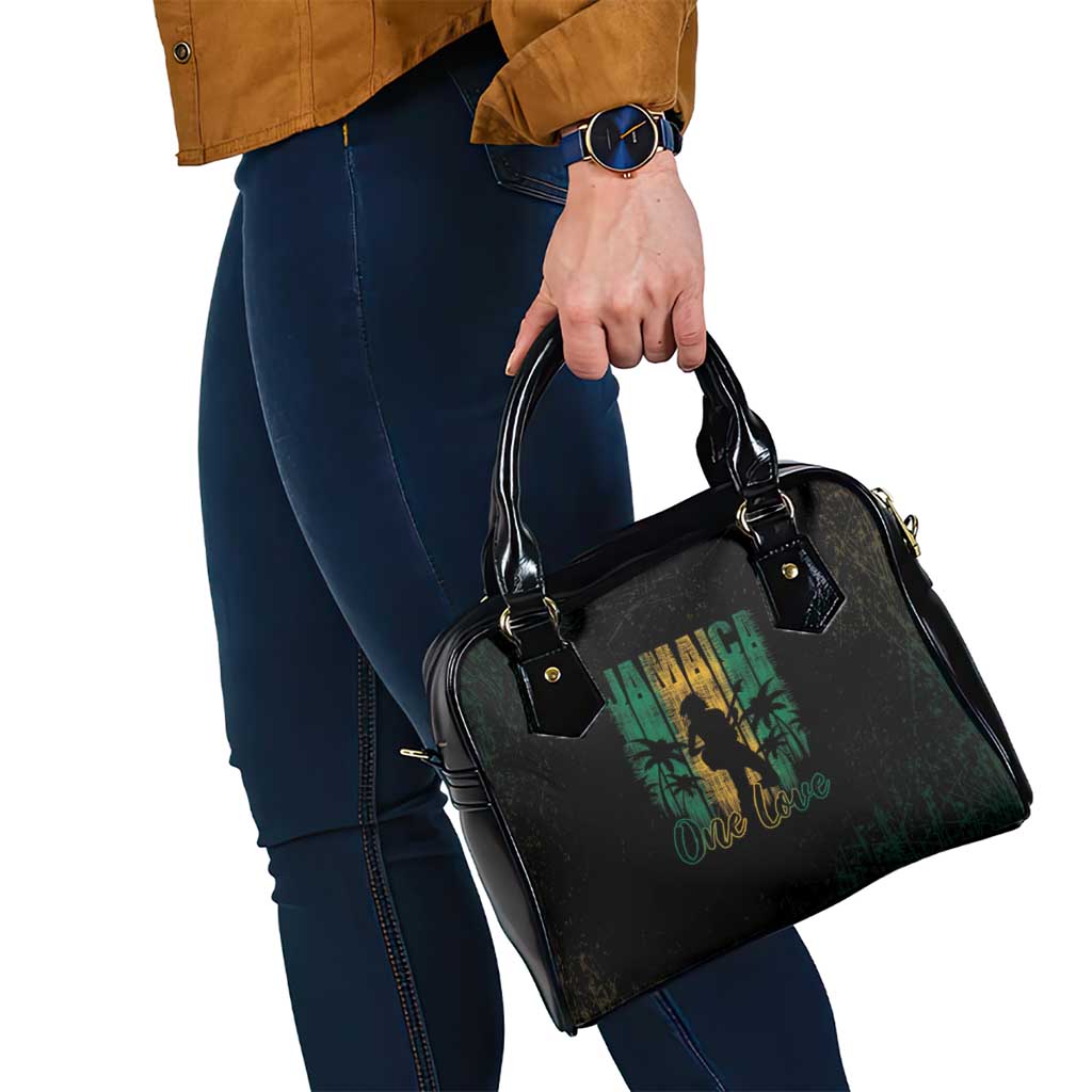 Jamaica One Love Grunge Shoulder Handbag Jamrock LT7