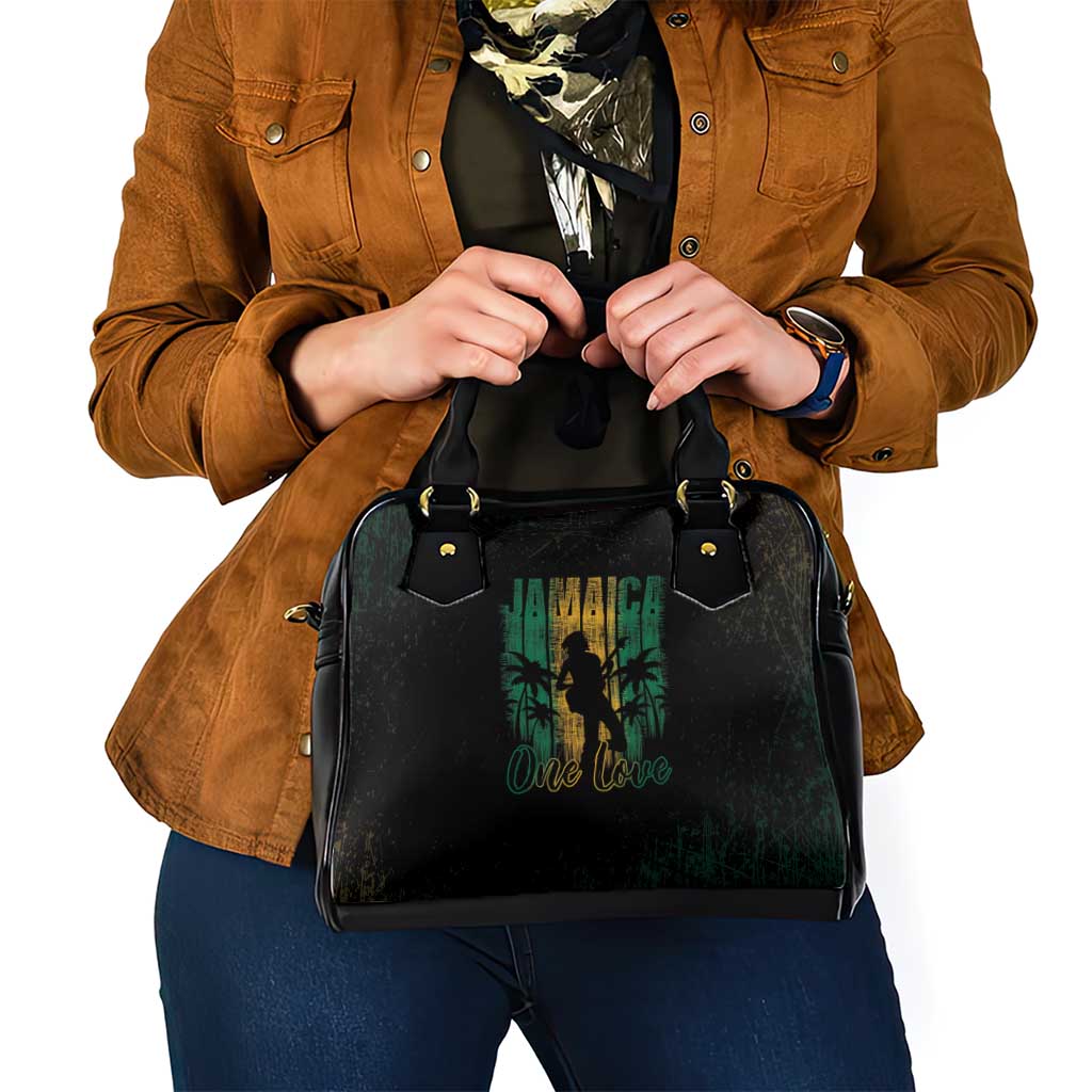Jamaica One Love Grunge Shoulder Handbag Jamrock LT7