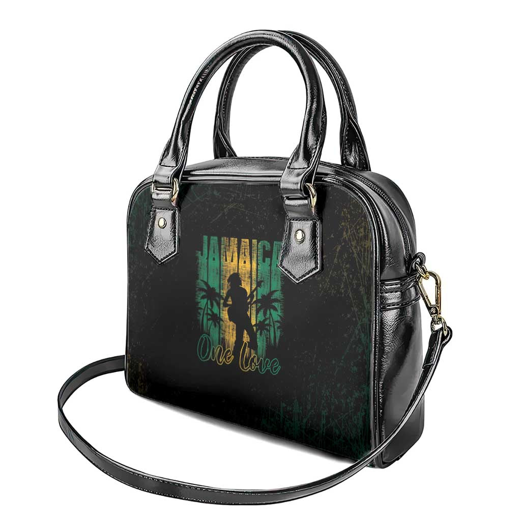 Jamaica One Love Grunge Shoulder Handbag Jamrock LT7