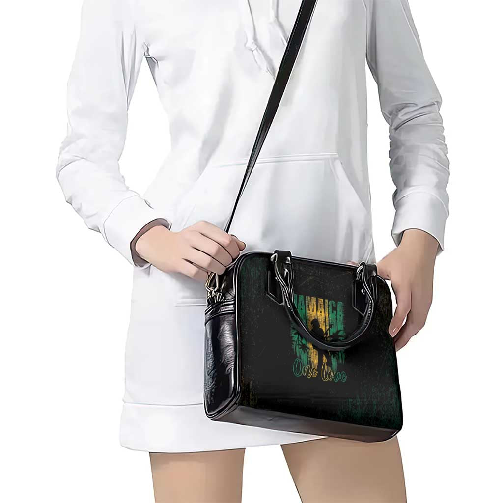 Jamaica One Love Grunge Shoulder Handbag Jamrock LT7