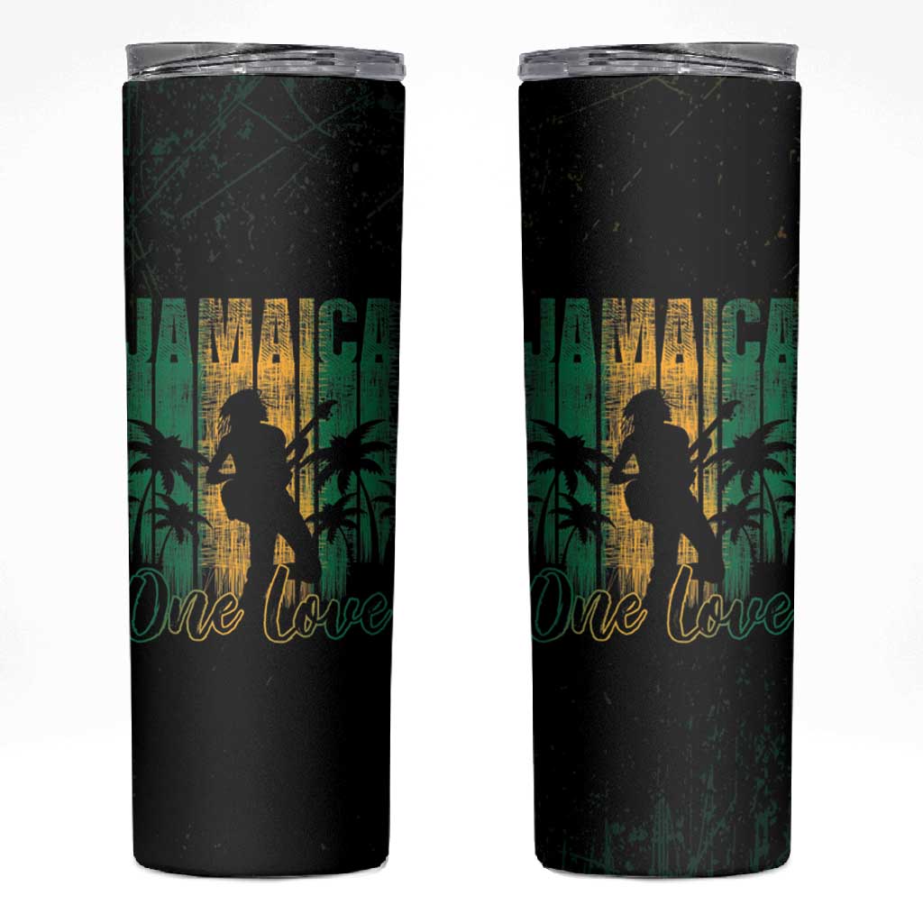 Afro-Jamaican One Love Grunge Skinny Tumbler Jamrock LT7