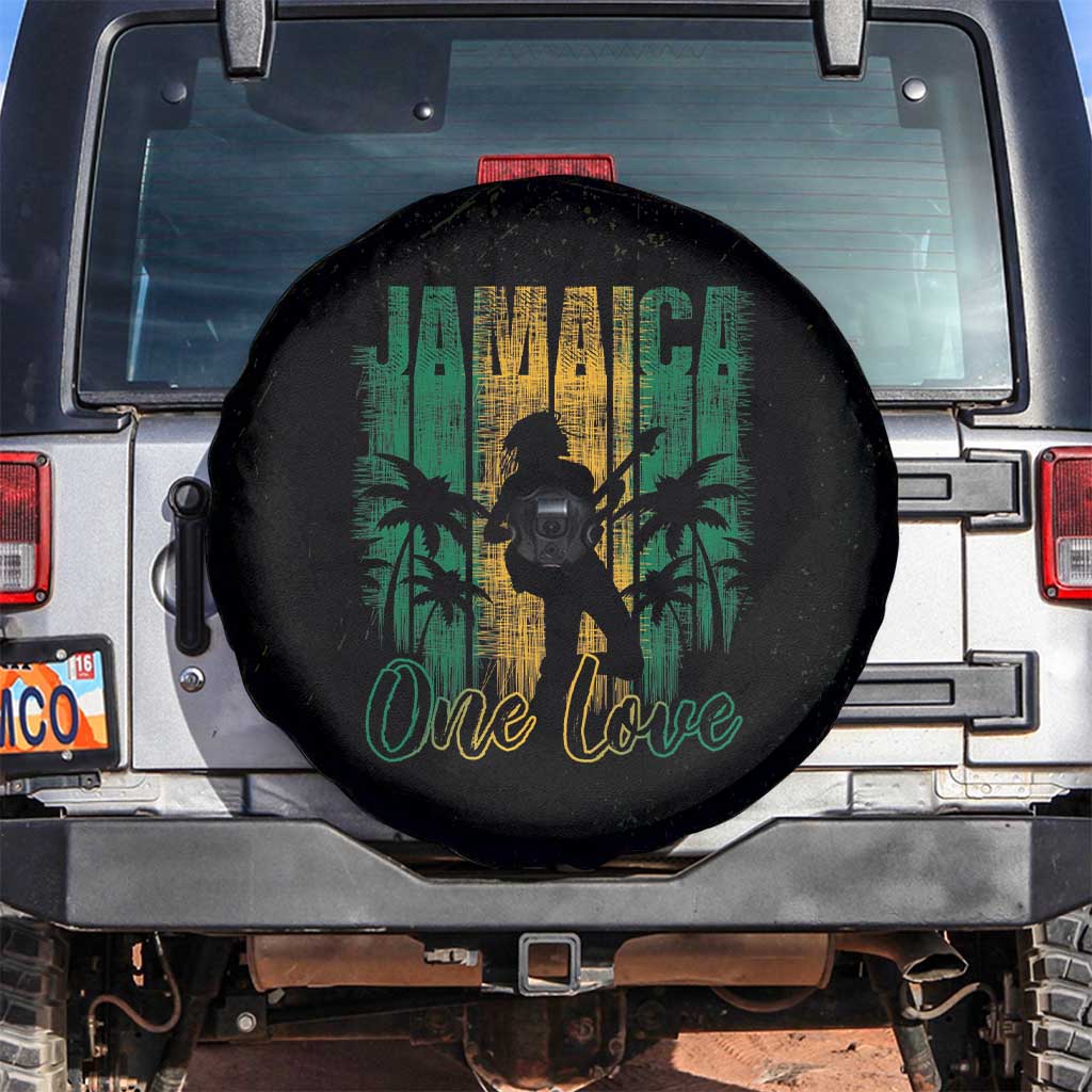 Jamaica One Love Grunge Spare Tire Cover Jamrock LT7