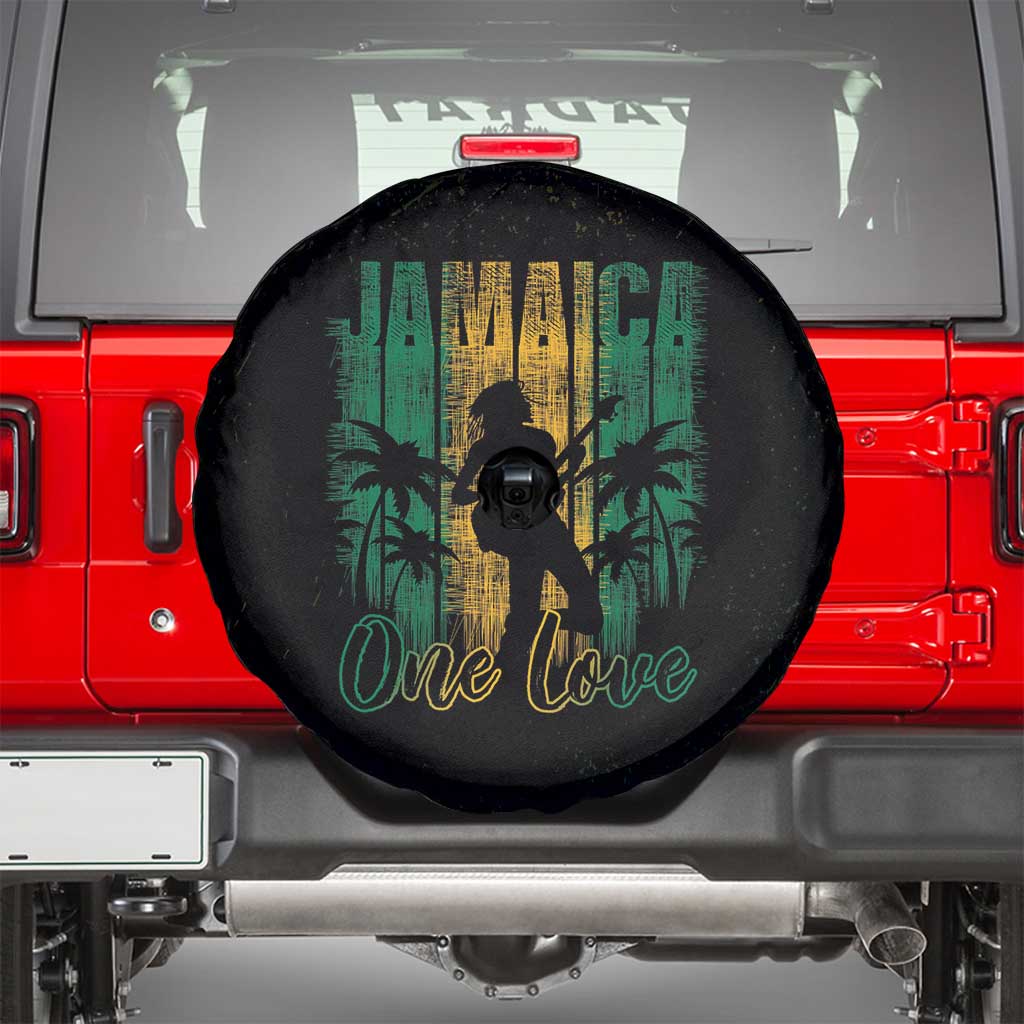 Jamaica One Love Grunge Spare Tire Cover Jamrock LT7