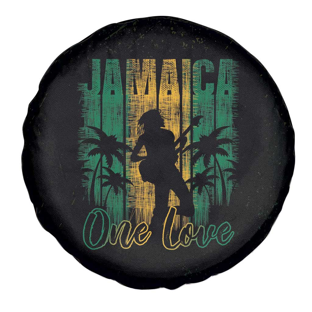 Jamaica One Love Grunge Spare Tire Cover Jamrock LT7