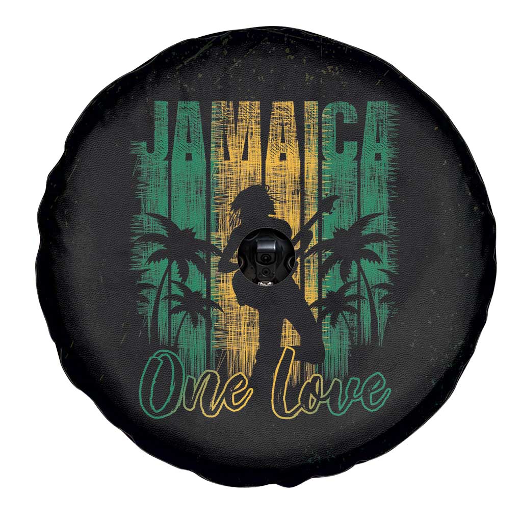 Jamaica One Love Grunge Spare Tire Cover Jamrock LT7