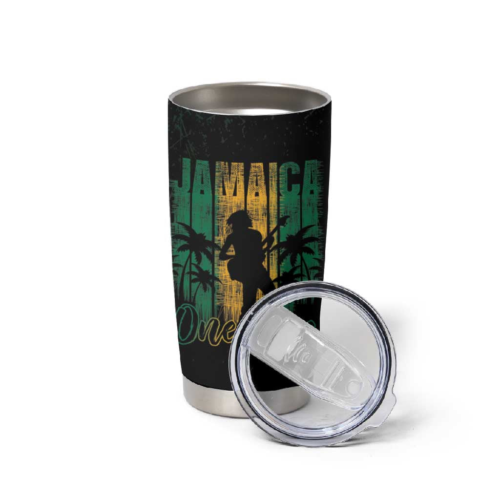 Afro-Jamaican One Love Grunge Tumbler Cup Jamrock LT7