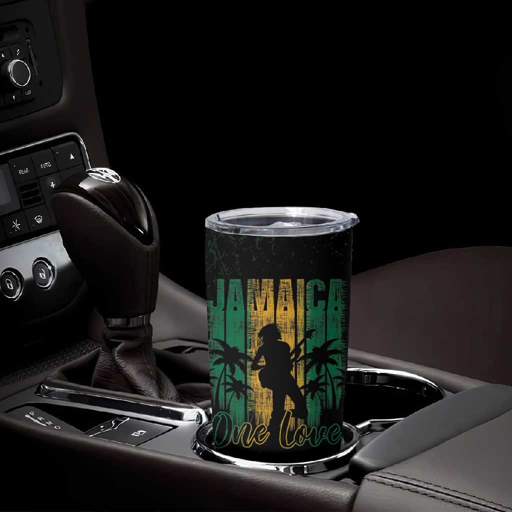 Afro-Jamaican One Love Grunge Tumbler Cup Jamrock LT7