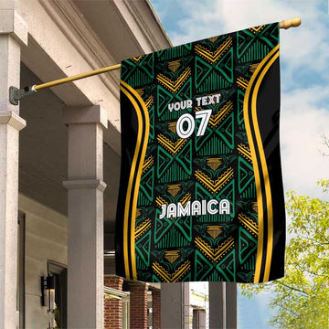 Afro-Jamaica Custom Garden Flag Reggae Boyz Ethnic Motifs LT7