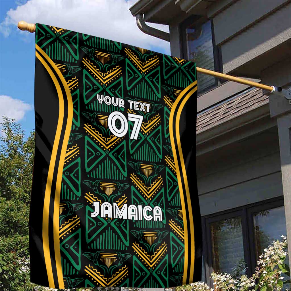 Afro-Jamaica Custom Garden Flag Reggae Boyz Ethnic Motifs LT7