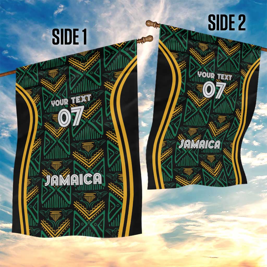 Afro-Jamaica Custom Garden Flag Reggae Boyz Ethnic Motifs LT7