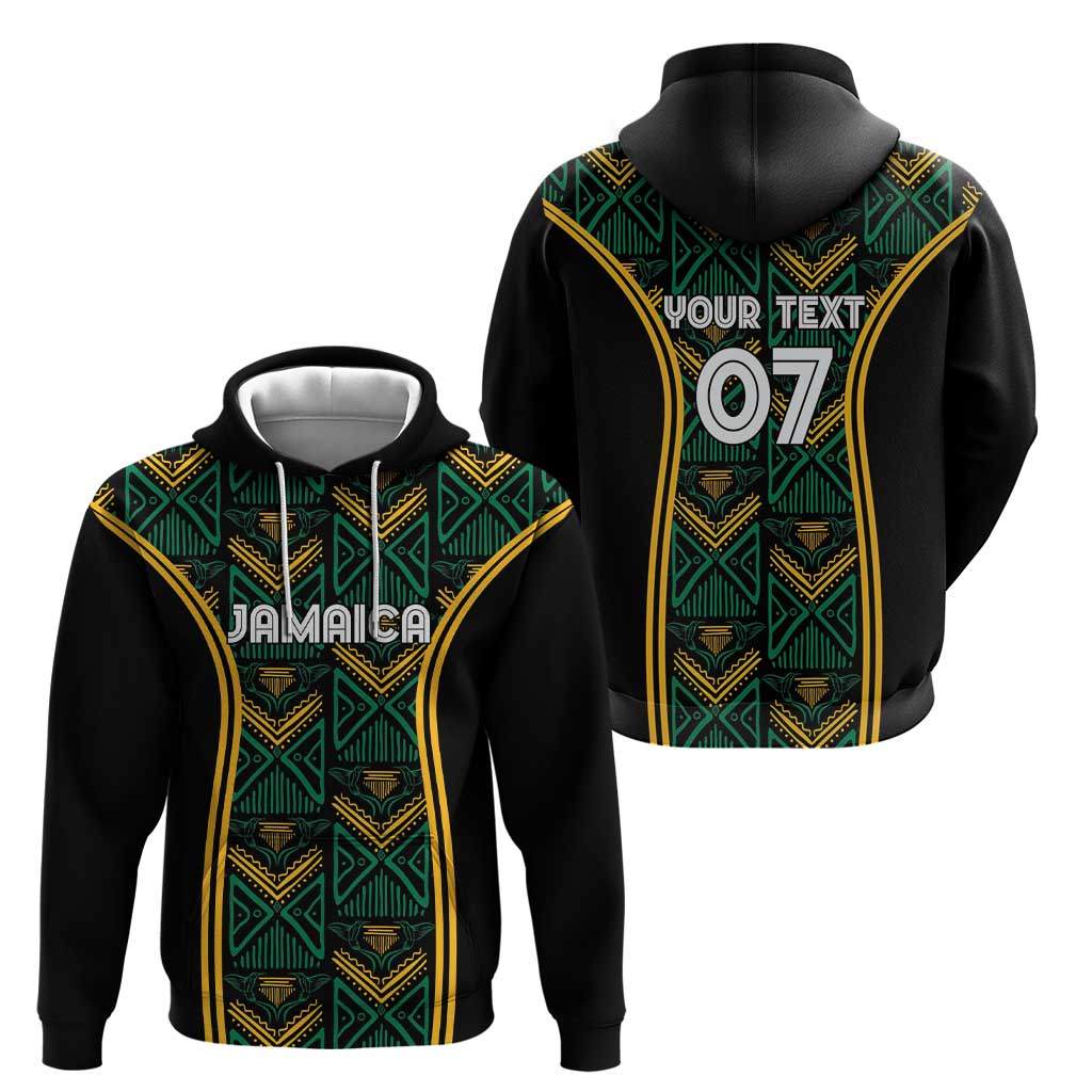Jamaica Reggae Boyz Custom Hoodie Ethnic Motifs LT7