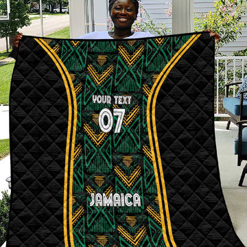 Afro-Jamaica Custom Quilt Reggae Boyz Ethnic Motifs LT7