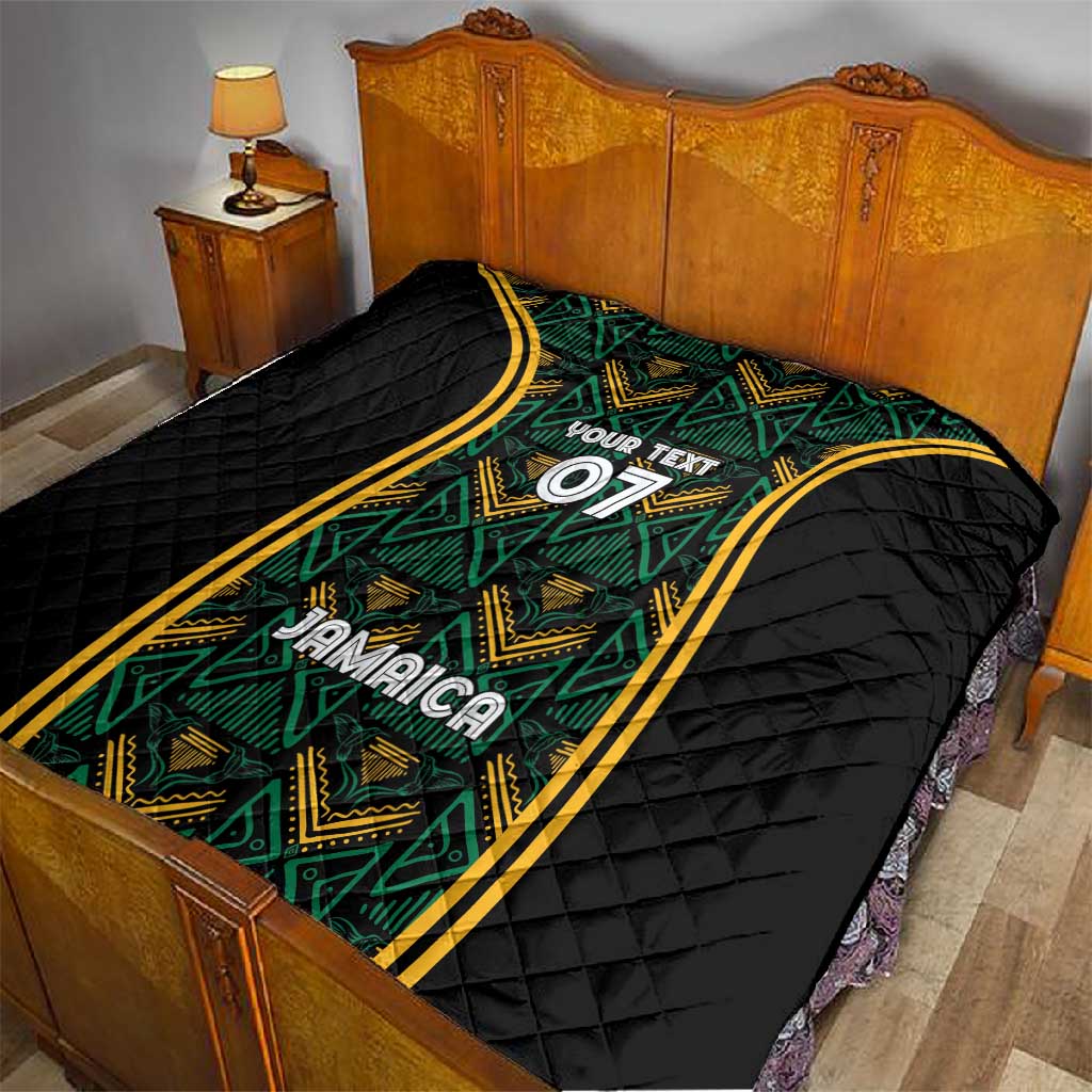 Afro-Jamaica Custom Quilt Reggae Boyz Ethnic Motifs LT7