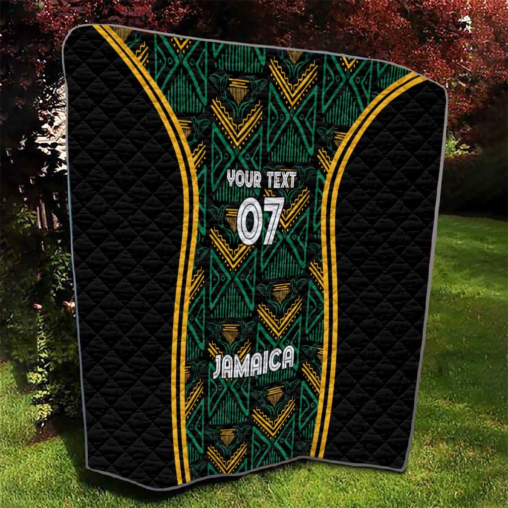 Afro-Jamaica Custom Quilt Reggae Boyz Ethnic Motifs LT7