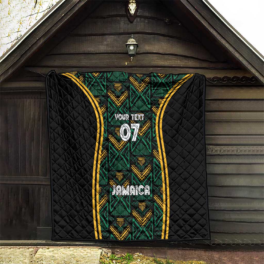 Afro-Jamaica Custom Quilt Reggae Boyz Ethnic Motifs LT7