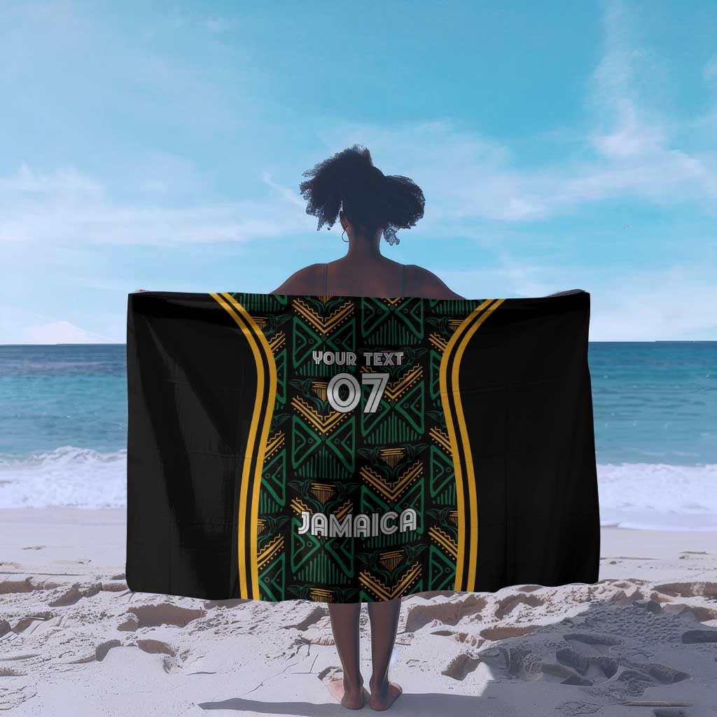 Afro-Jamaica Custom Sarong Reggae Boyz Ethnic Motifs LT7