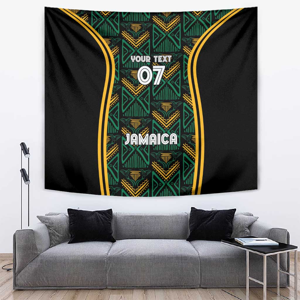 Afro-Jamaica Custom Tapestry Reggae Boyz Ethnic Motifs LT7