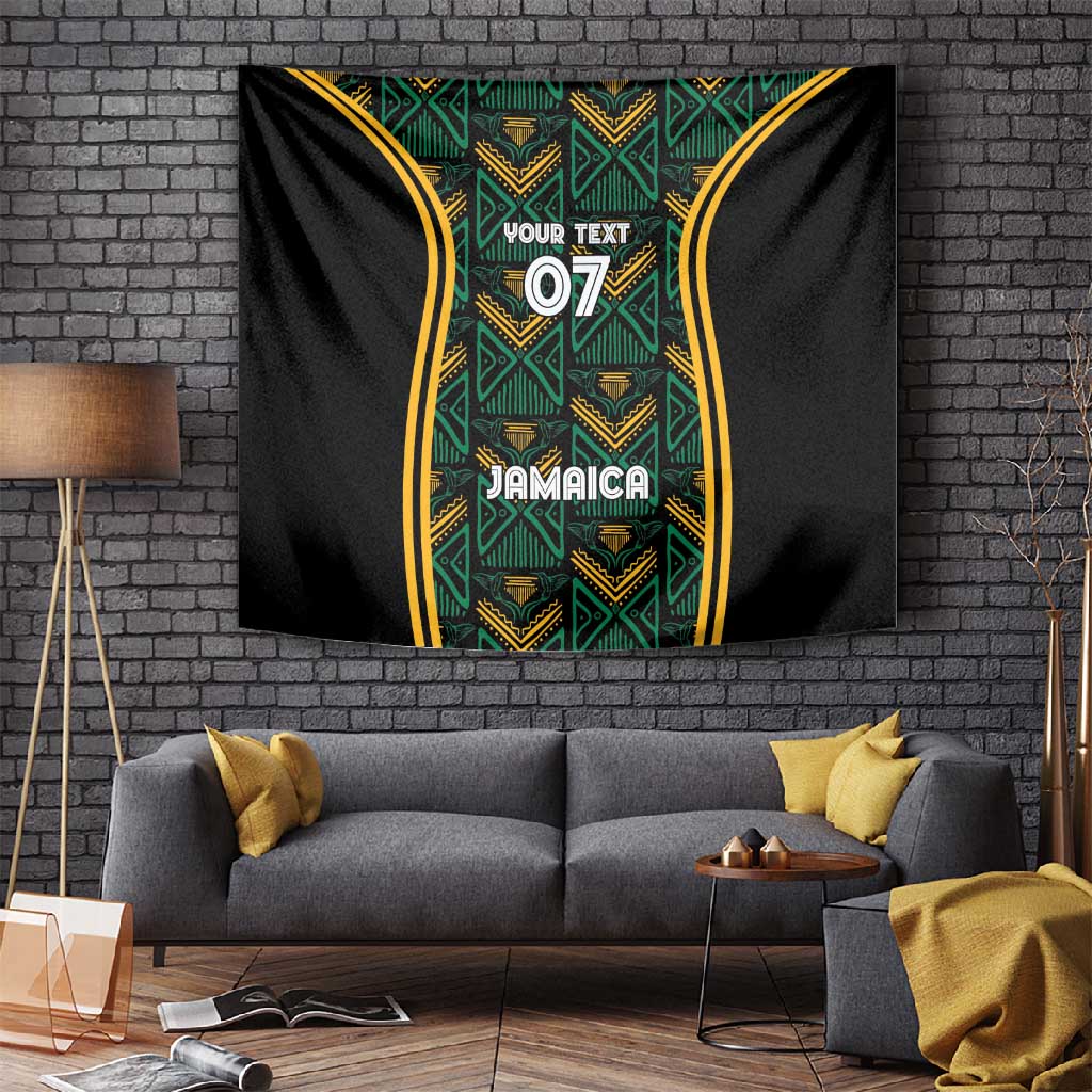 Afro-Jamaica Custom Tapestry Reggae Boyz Ethnic Motifs LT7
